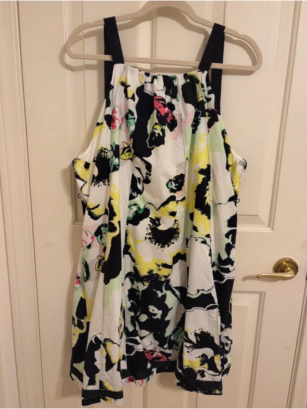 Anthropologie Peter Som Mini Dress 100% Cotton Halter Modified